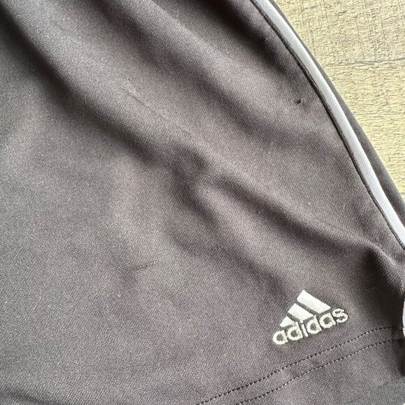 Adidas Vintage Men's Black Athletic Shorts With Drawstring & White Trim Unlined - Picture 6 of 11